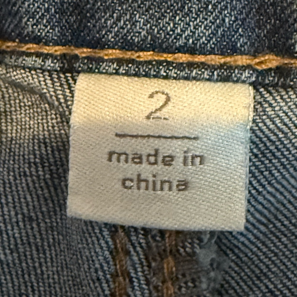 C. EST 1946 Embellished Blue Straight-Leg Jeans with Colorful Bead Accents EUC - Picture 6 of 6